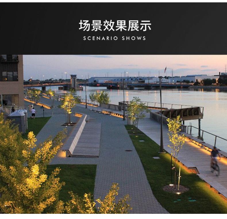 可調(diào)角度防水led地埋燈 照樹燈照招牌燈3W5W7W9W12W15W18W30W36W(圖10)