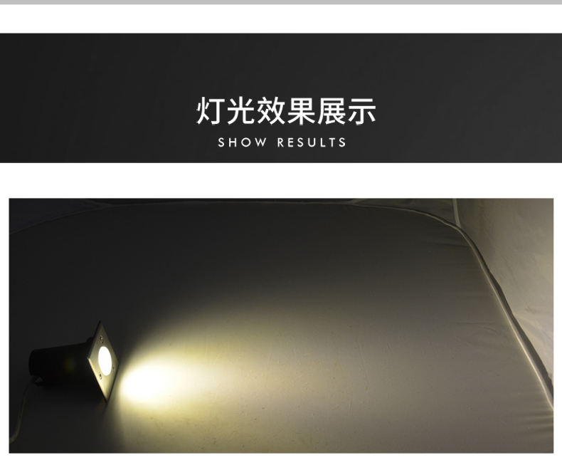 大功率防水方形led地埋燈 防水埋地燈 廣場地燈 地射燈景觀燈1W(圖10)