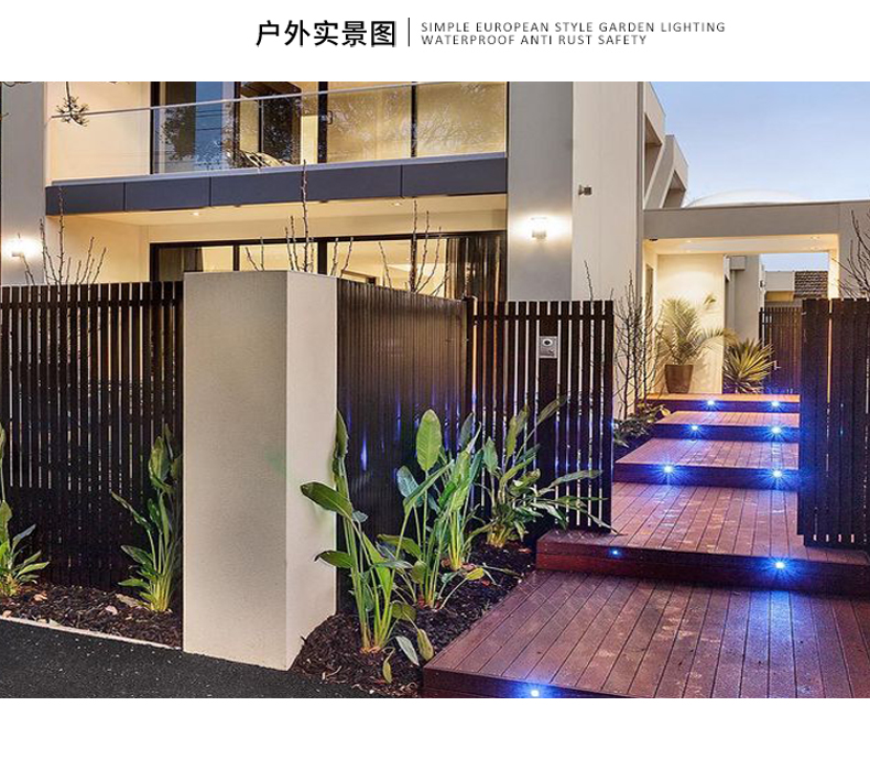 大功率防水方形led地埋燈 防水埋地燈 廣場地燈 地射燈景觀燈1W(圖13)