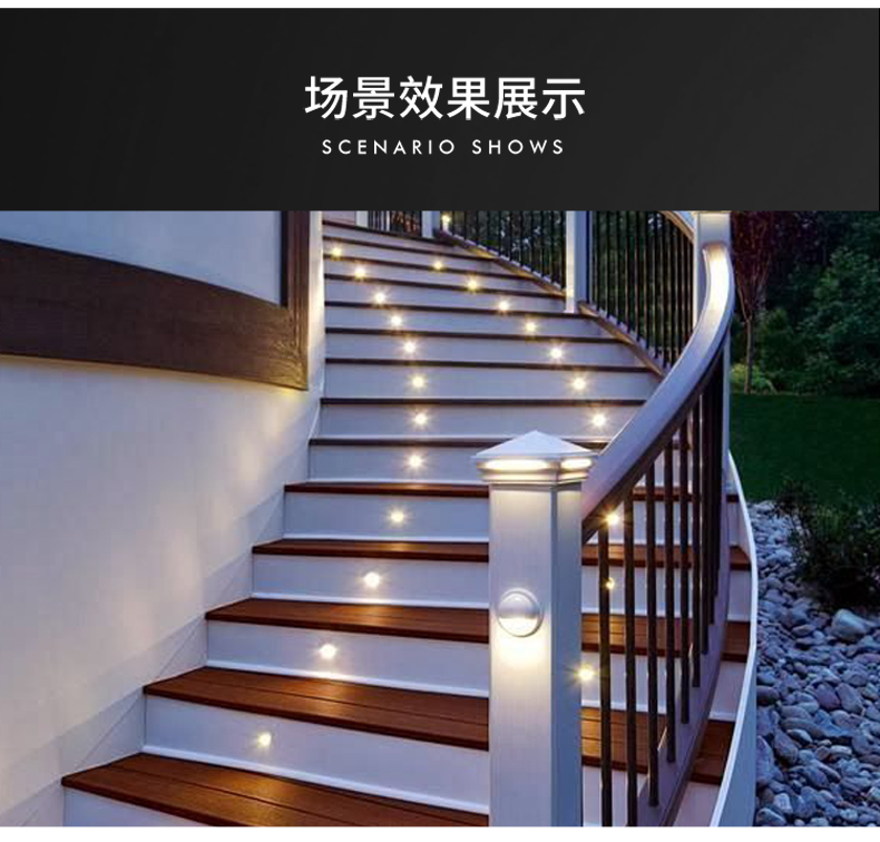 大功率防水方形led地埋燈 防水埋地燈 廣場地燈 地射燈景觀燈1W(圖12)