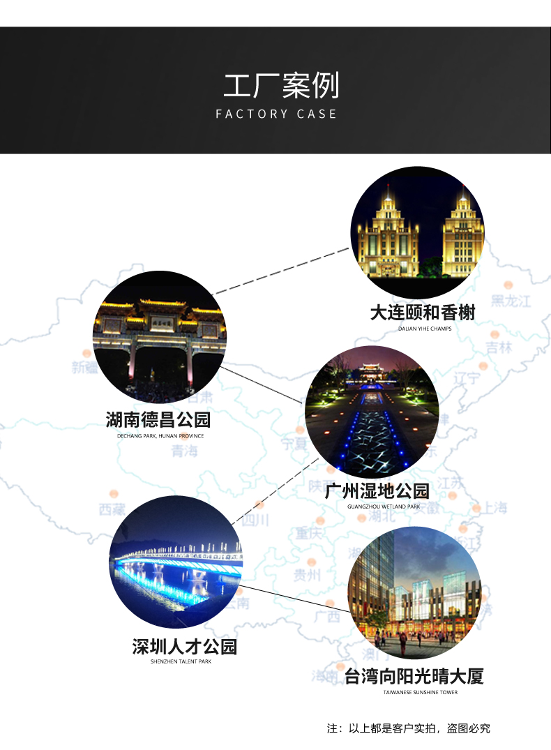 大功率防水方形led地埋燈 防水埋地燈 廣場地燈 地射燈景觀燈1W(圖18)